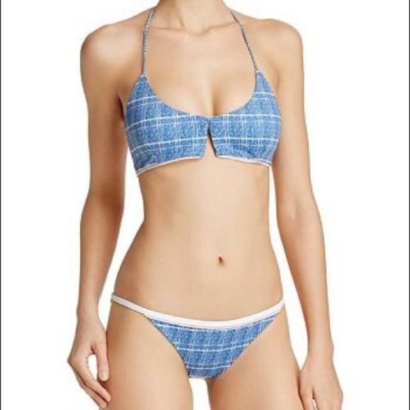 TAVIK SWIMWEAR Cassis Swim Top Off The Grid Blue - Picture 3 of 11